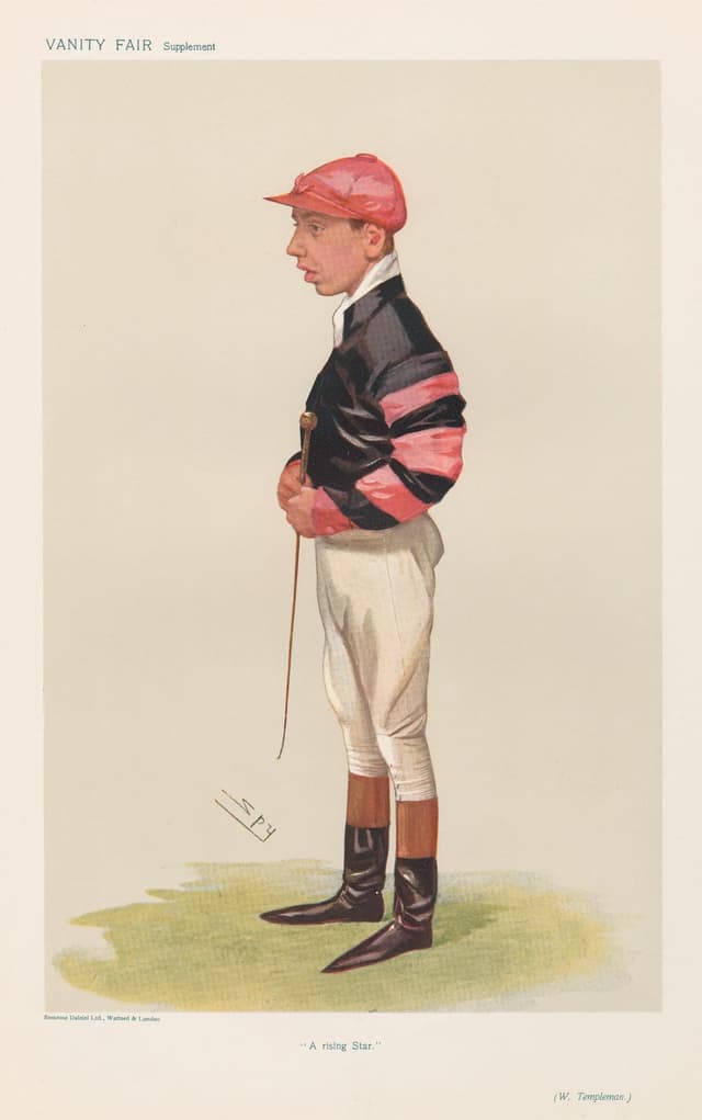 Arthur Templeman, 'A Rising Star' (Vanity Fair), Leslie Ward ('Spy'), chromolithograph, Vanity Fair, 1906