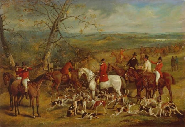 The Belvoir Hunt, The Meet