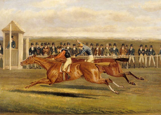 'Elis', Beating Colonel Peel's 'Slane', 300 Guineas, Newmarket