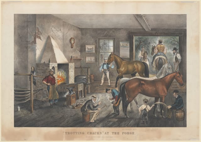 'Trotting Cracks' at the Forge