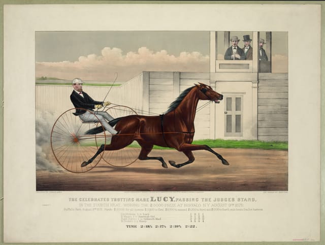 The Celebrated Trotting Mare Lucy, Passing the Judges' Stand