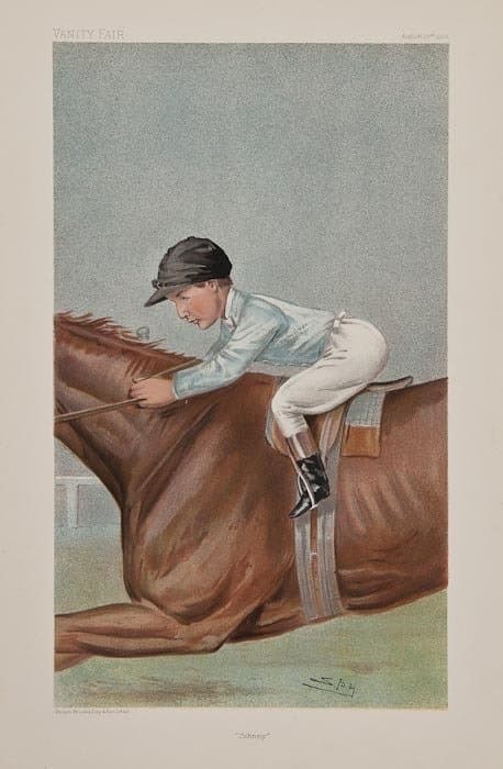 John Reiff, 'Johnny' (Vanity Fair), Leslie Ward ('Spy'), chromolithograph, Vanity Fair, 1900
