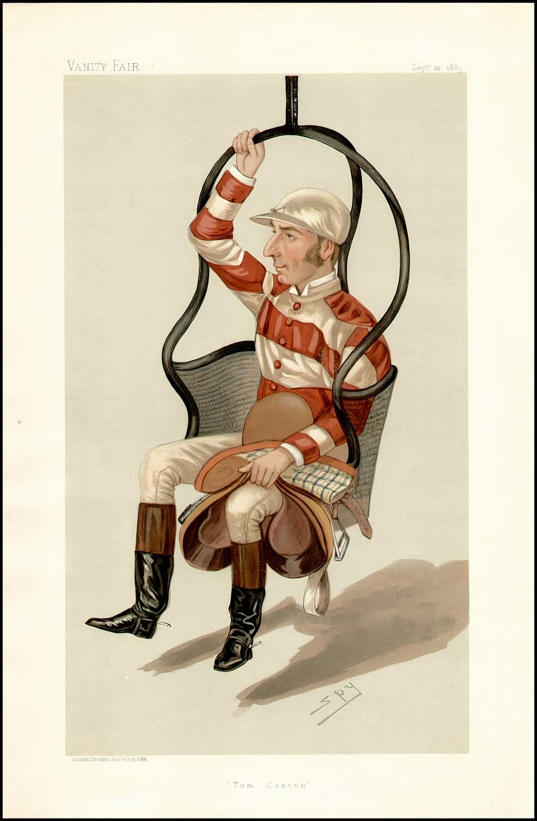 Tom Cannon (Vanity Fair), Leslie Ward ('Spy'), chromolithograph, Vanity Fair, 1885