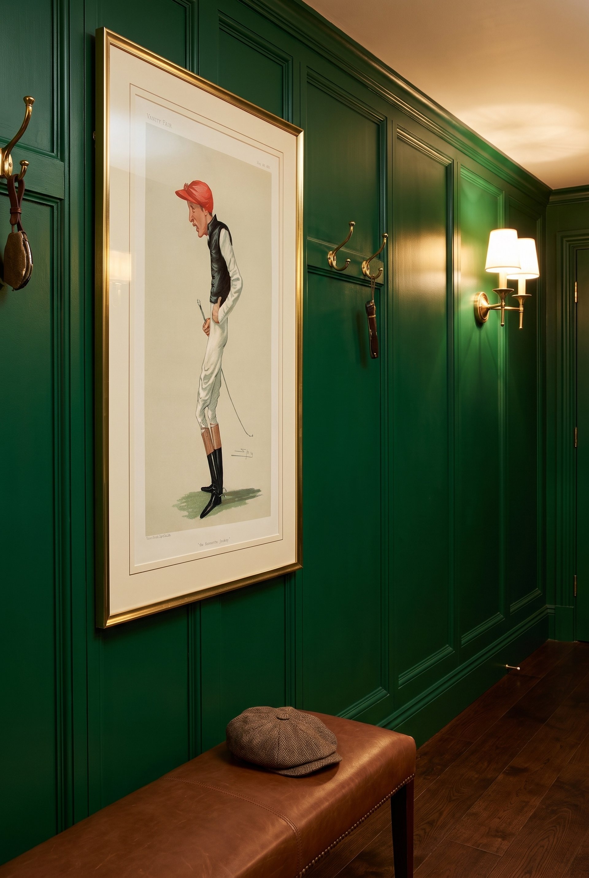 The Jockey — Fred Archer, framed as an archival print on a wall