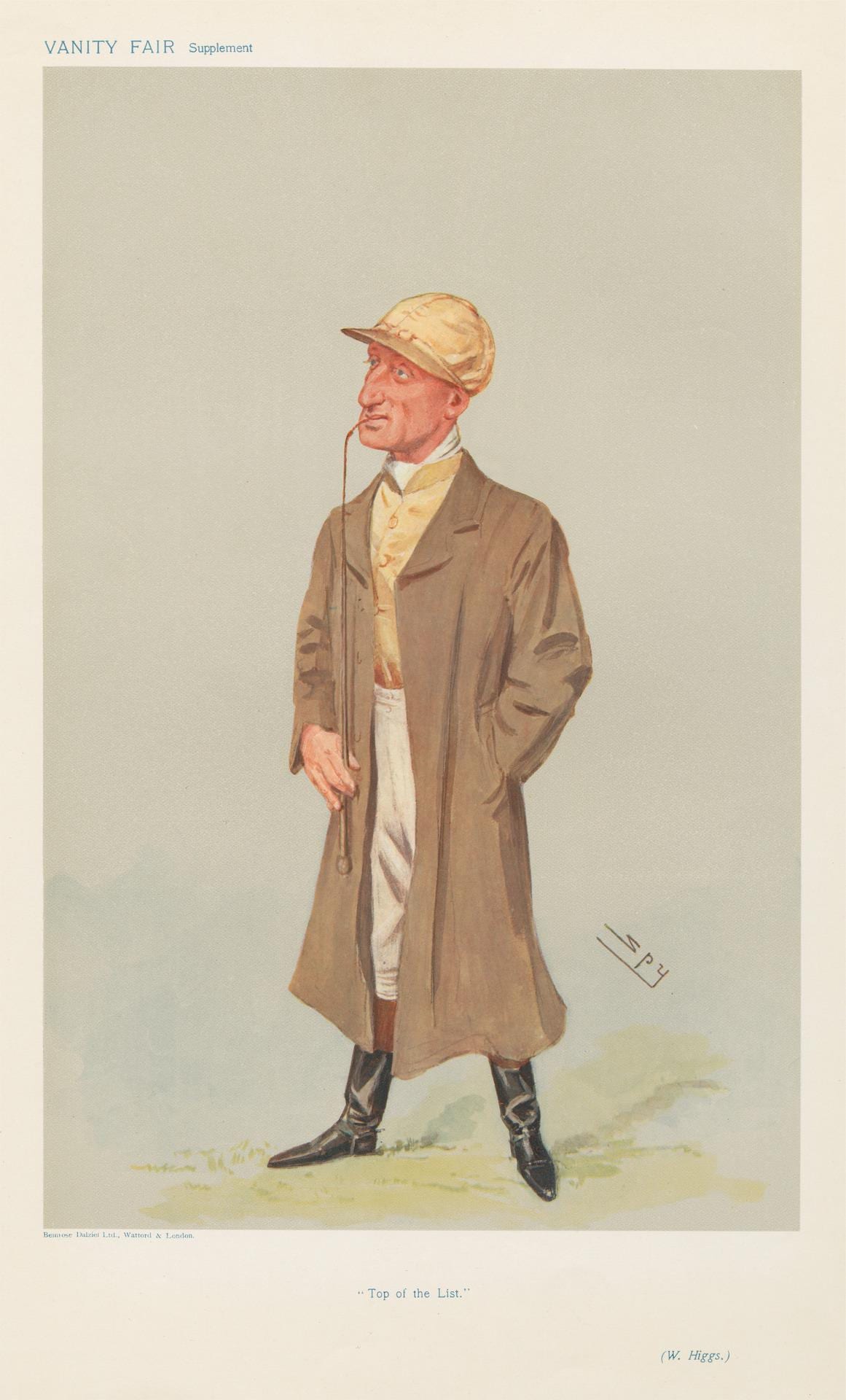 William Higgs, 'Top of the List' (Vanity Fair)